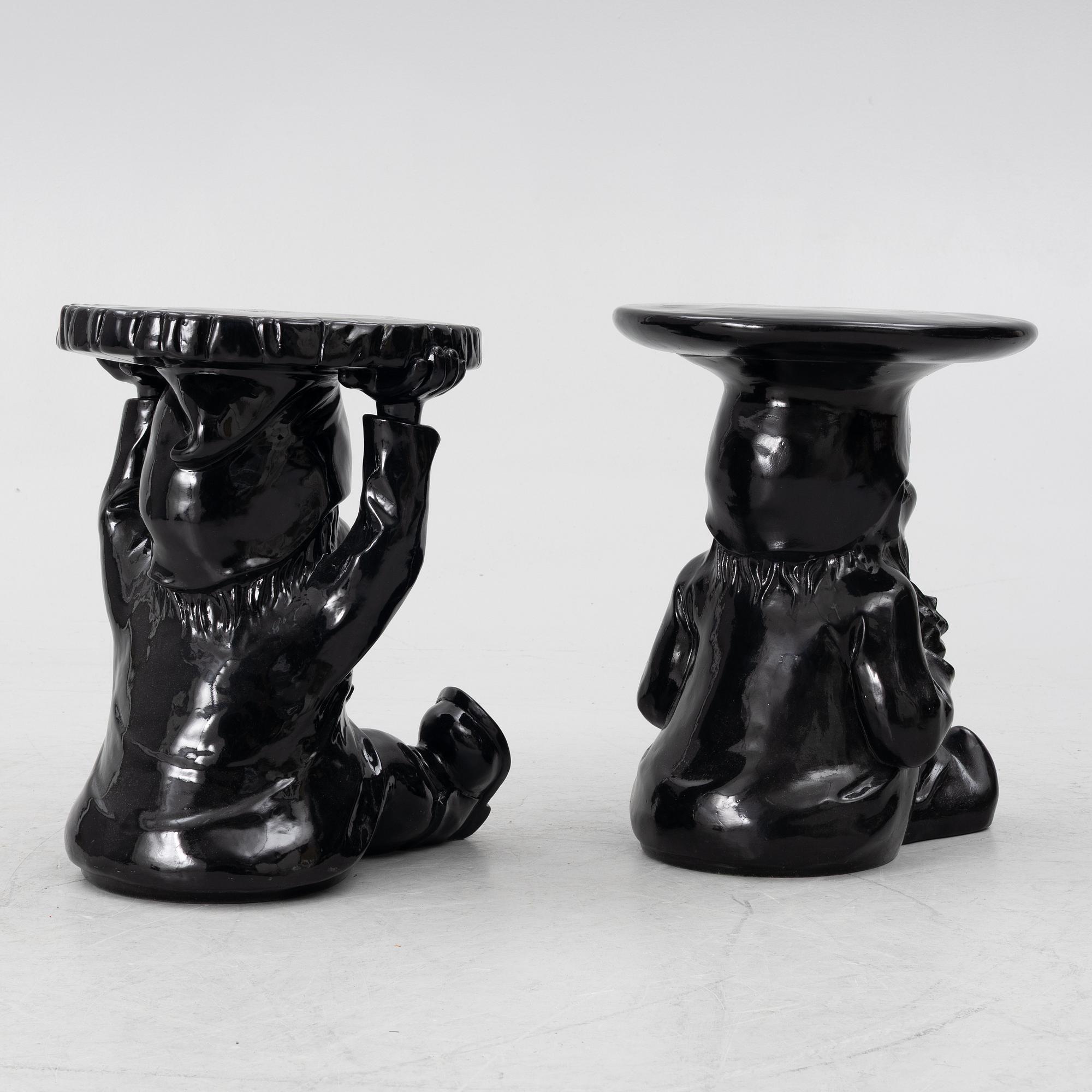 Philippe Starck, Pallar/sidobord, ett par, "Attila", Kartell.