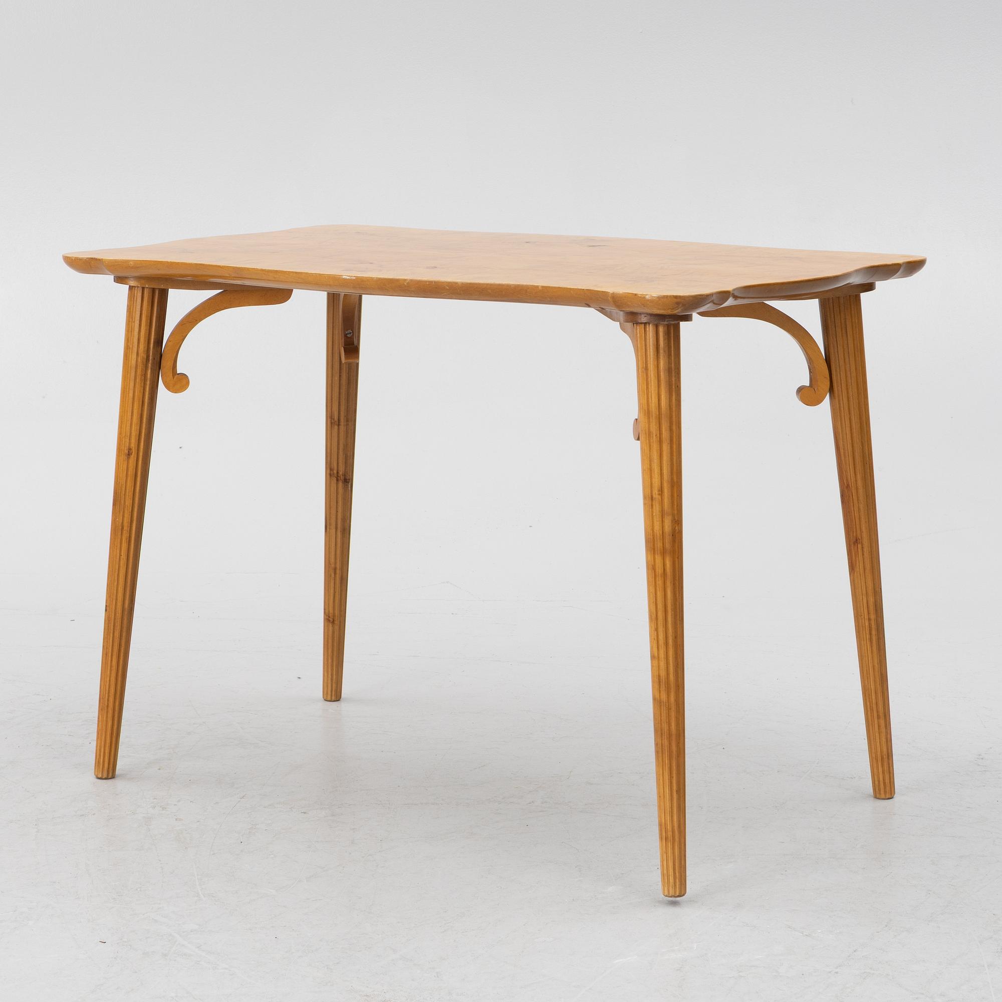 Coffee table, Swedish Modern, 1940s.
