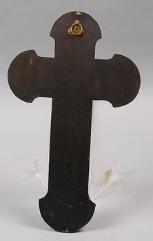 KRUCIFIX, bla försilvrad metall.