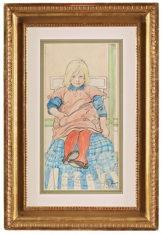 Carl Larsson, "En unge" (A kid).