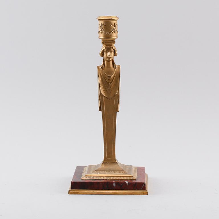 LJUSSTAKE, empirestil, omkring år 1900.