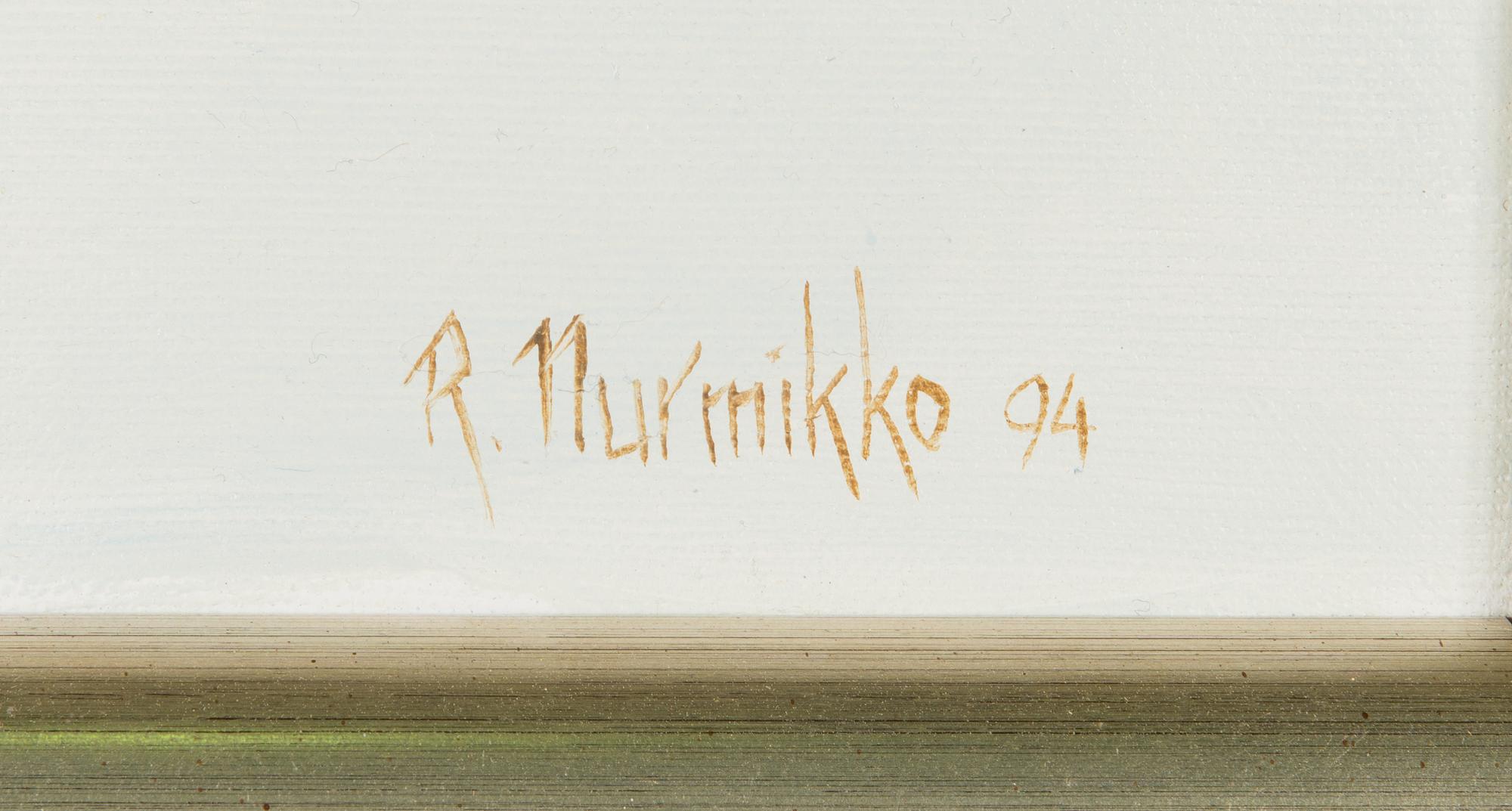 Reima Nurmikko, öljy kankaalle, signeerattu ja päivätty -94.