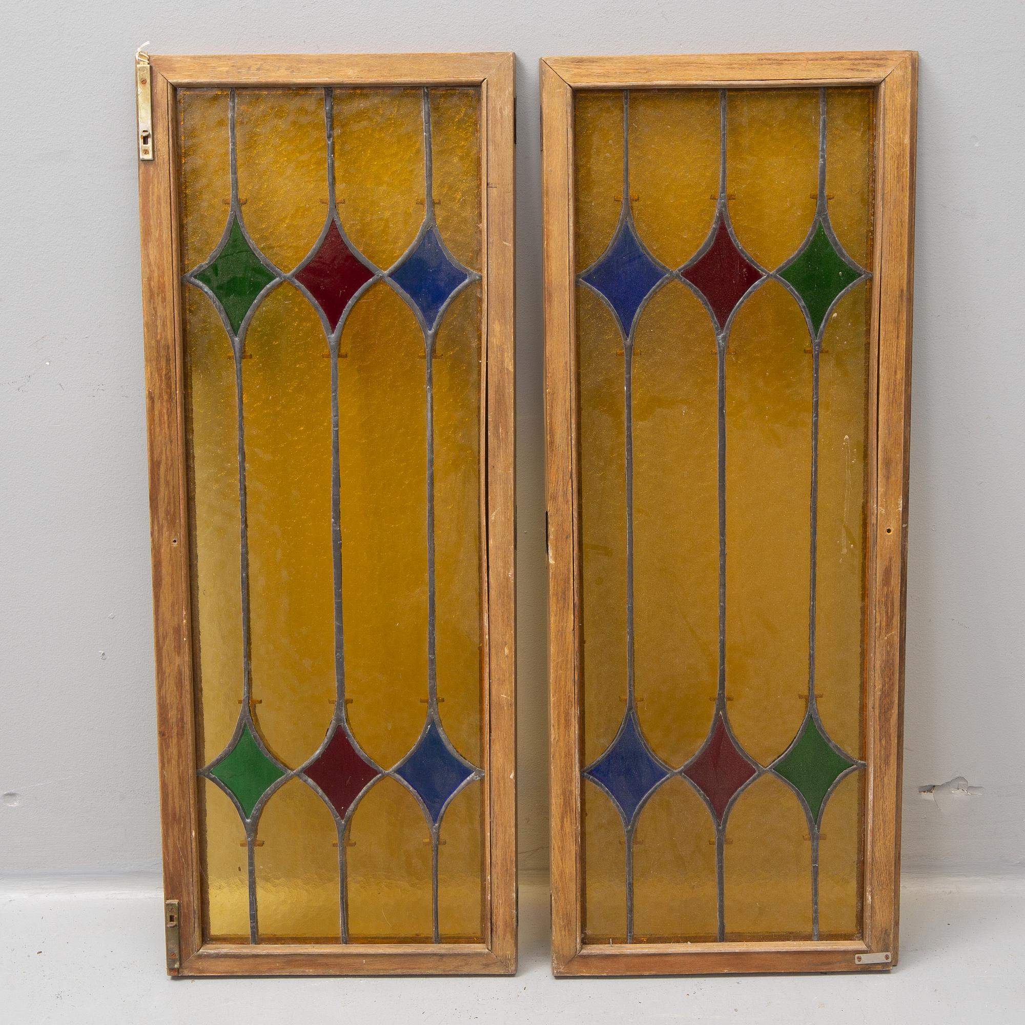A pair of windows from around 1900.