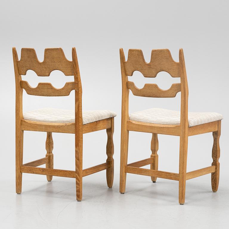 Henry (Henning) Kjaernulf , 6 st stolar, Nyrup möbelfabrik, Danmark, 1900-talets mitt.