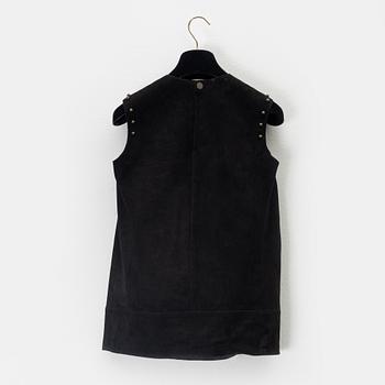 Lanvin, a suede top, size 34.