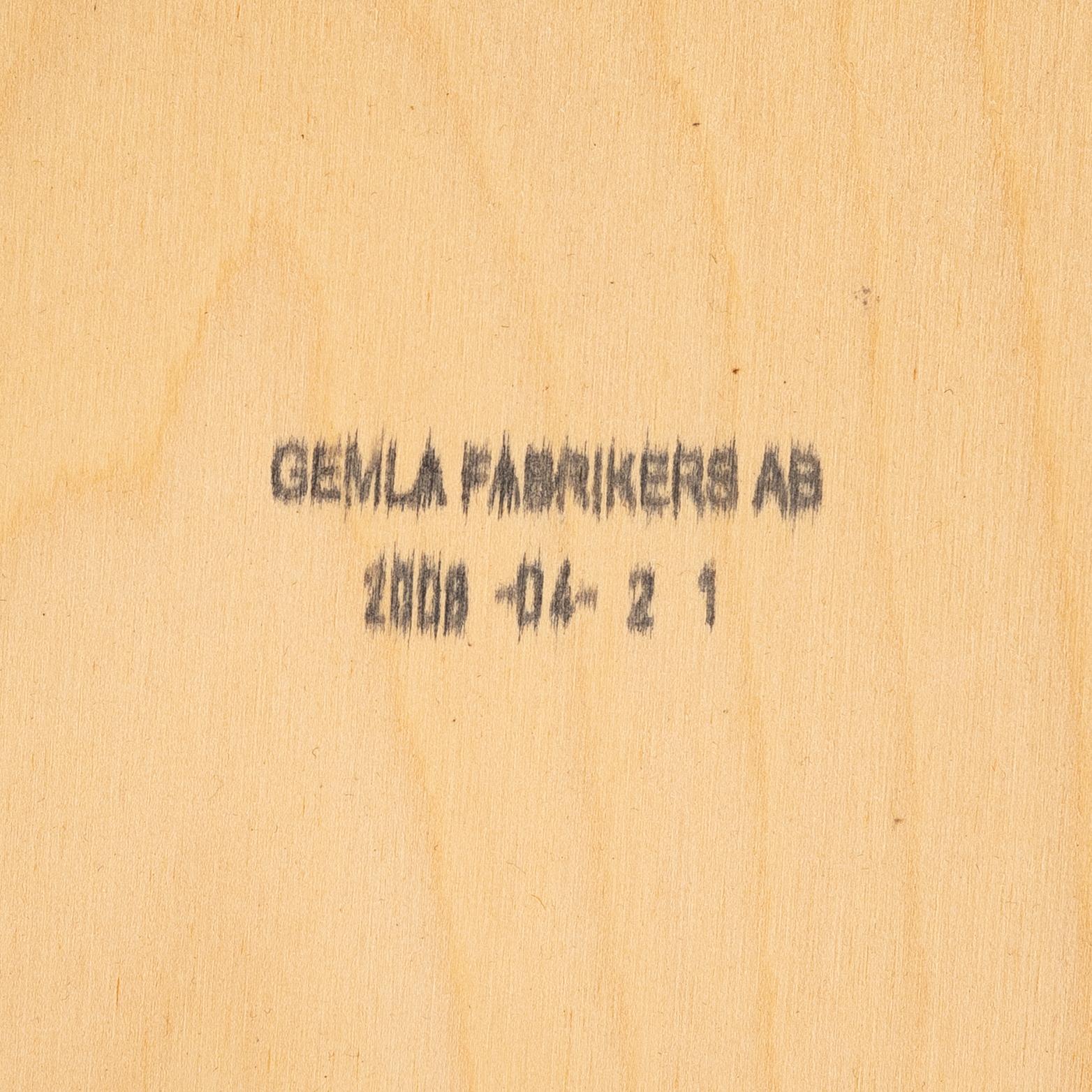 Six 'Josefin' bar stools, Gemla Fabrikers AB, 2008.