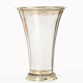 Petter Gillberg, bägare, silver, Varberg 1790.