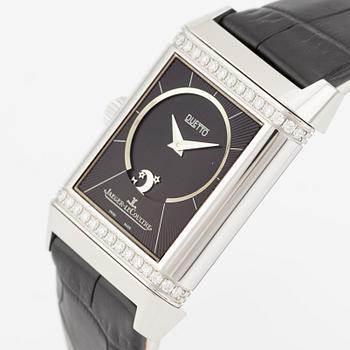 Jaeger-LeCoultre, Reverso Duetto Duo, wristwatch, 40.2 x 25 mm.