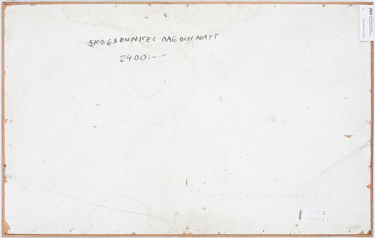 KARL AXEL PEHRSON. Akryl på duk uppfäst på pannå. Sign K.A. Pehrson o dat 1960.