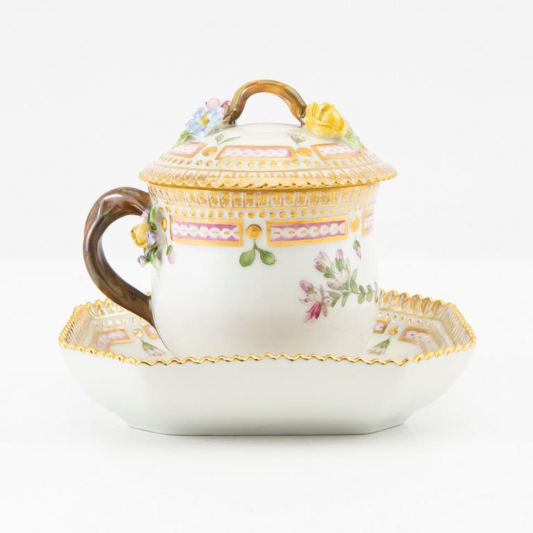 Cream cup "Flora Danica" Royal Copenhagen Denmark porcelain.