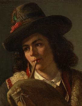 ALIDA CHRISTINA RABE, tillskriven, olja på duk.