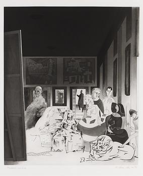 410. Richard Hamilton, "Picasso's Meninas", from: "Hommage à Picasso".