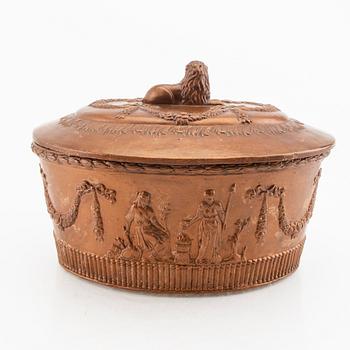 A Gustavian tureen later part of the 18th century  by  Eric johan Fahlström.