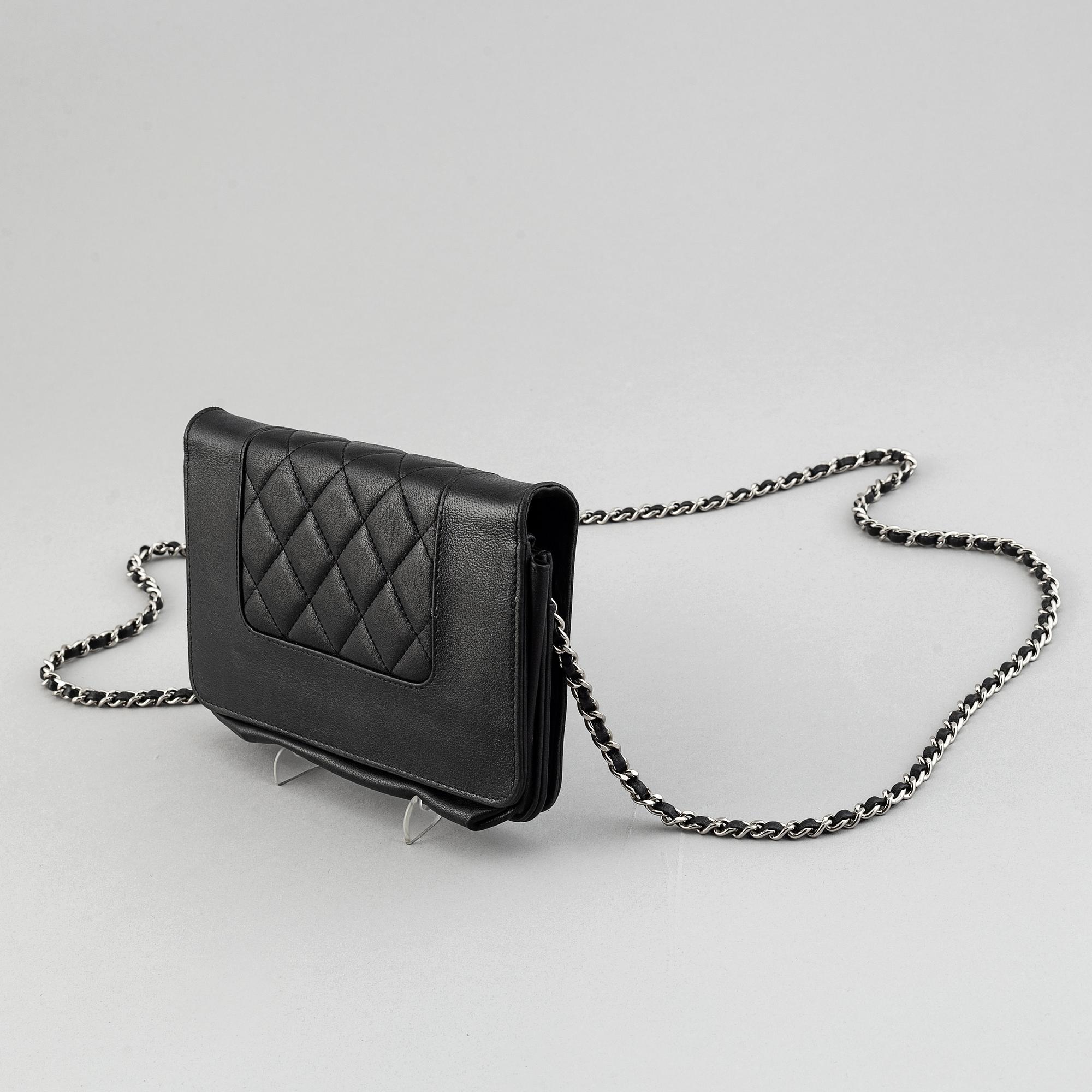 Chanel, a black leather 'Mademoiselle' handbag, 2016-2017.