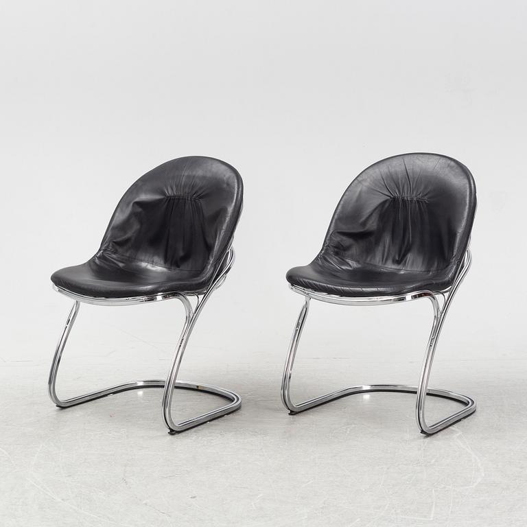 Gastone Rinaldi, stolar, ett par, "Pascale", Thema, 1970-tal.