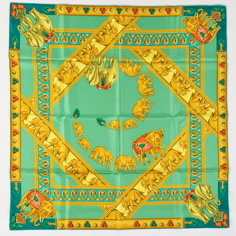 Cartier, scarf, "La Route des Indes".