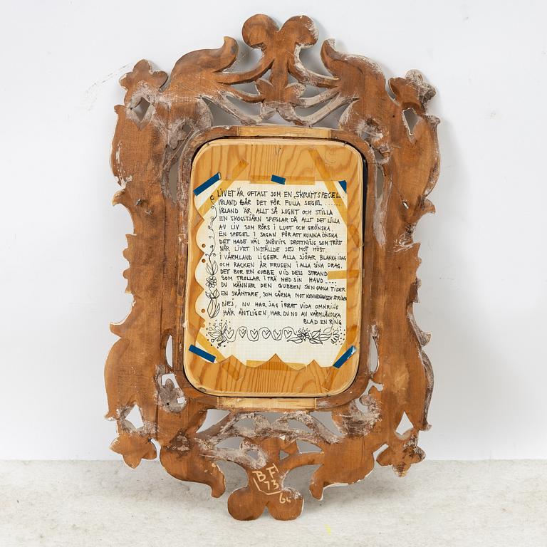 Bo Fjaestad, mirror, Värmland, 1973.