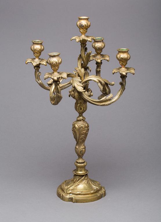 KANDELABER, Louis XV-stil.