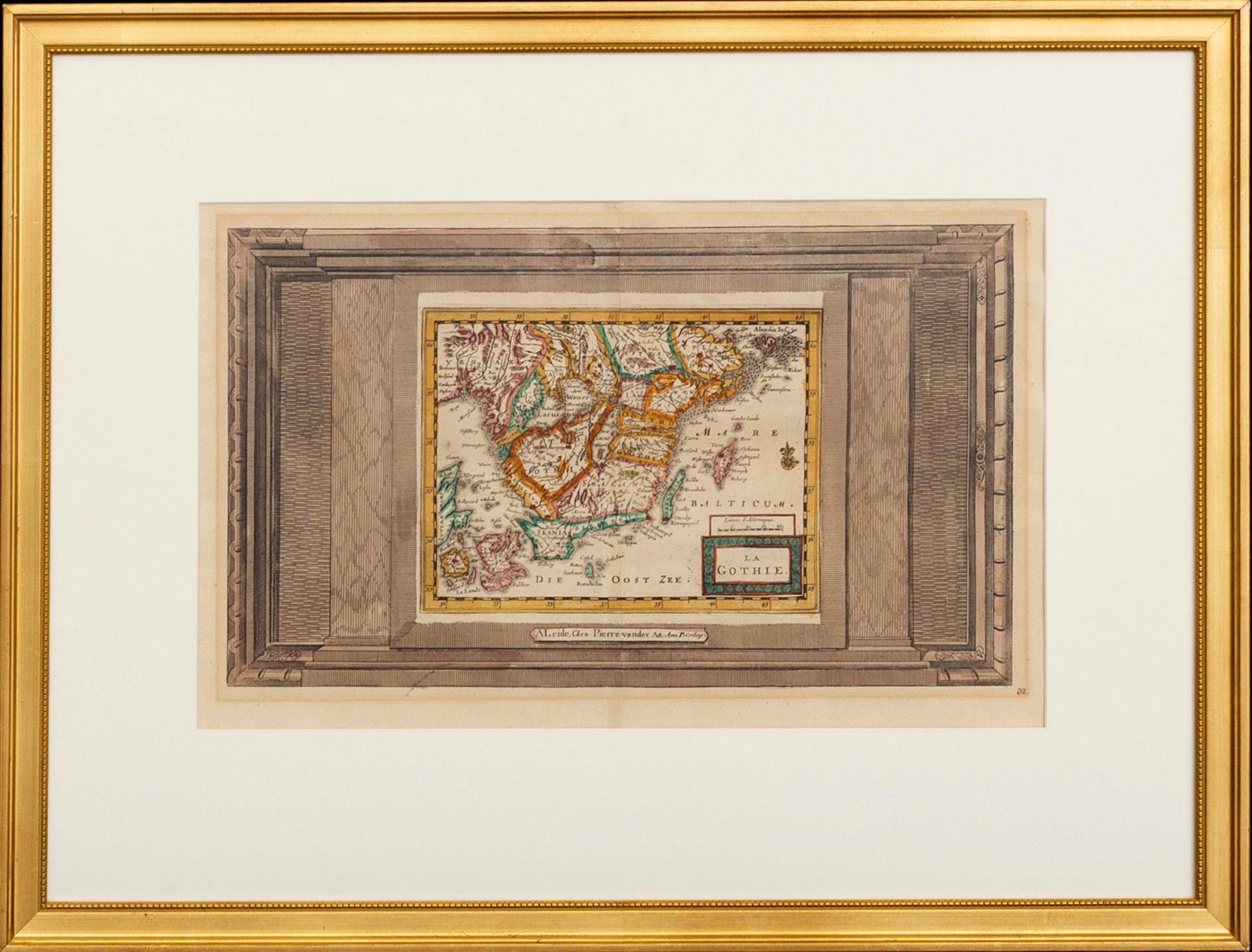 2 MAPS, LATE 17th CENTURY. 