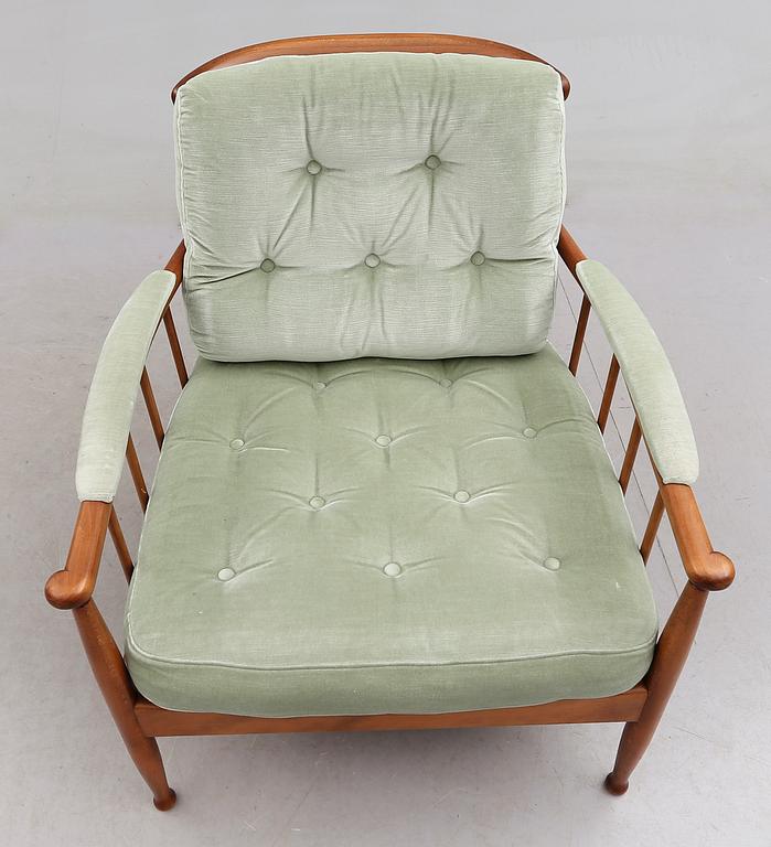 FÅTÖLJ, "Skrindan", Kerstin Hörlin-Holmqvist, 1900-talets andra hälft.