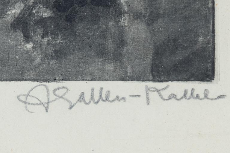 Akseli Gallen-Kallela, heliogravure, signed.