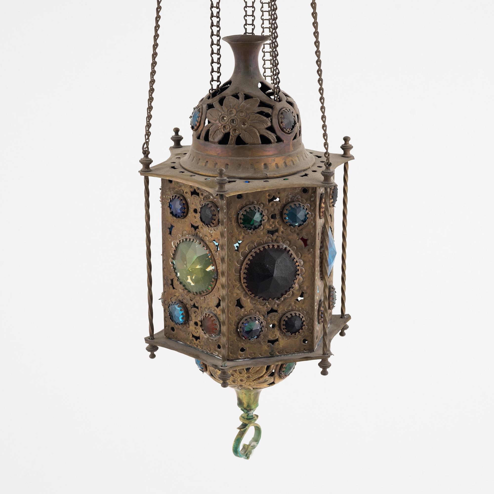 Lantern, Turkish, circa 1900.