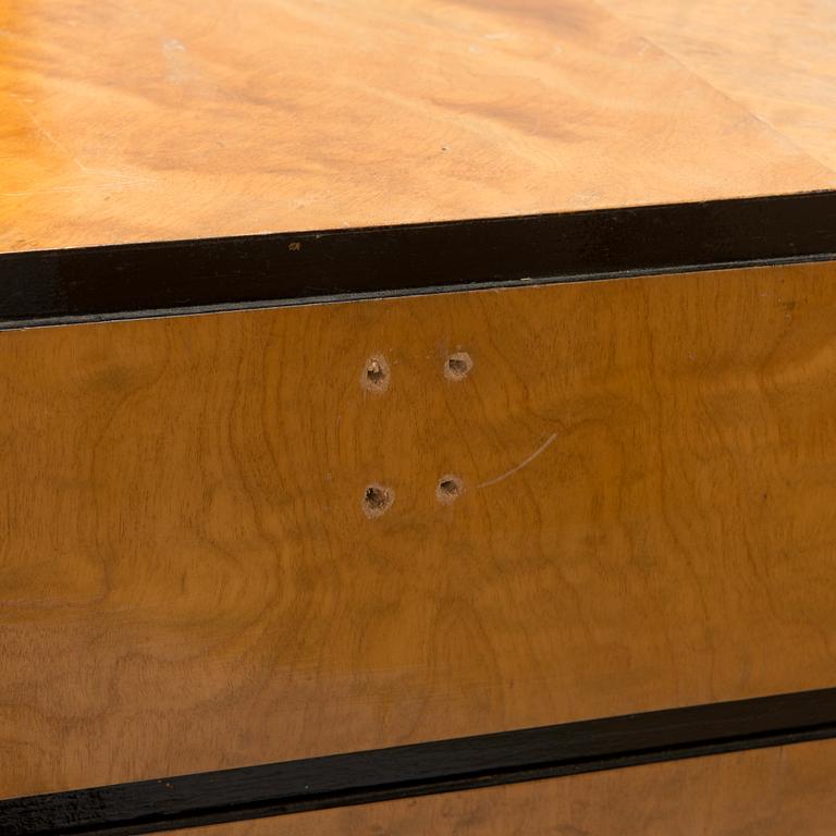 A 1930s chest of drawers.