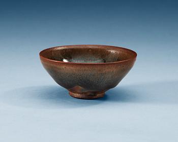 A temmoku bowl, Song dynasty (960-1279).