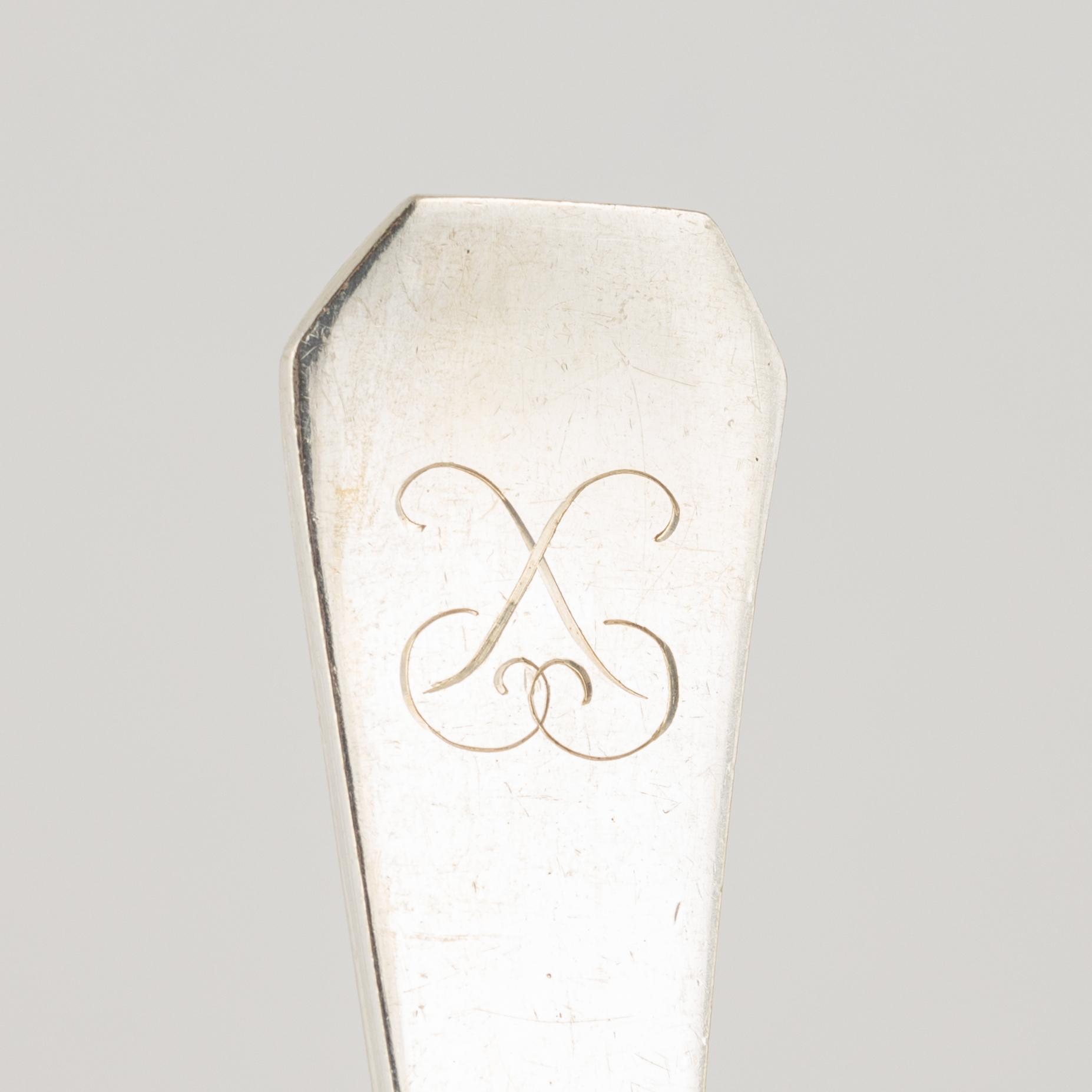 A Swedish Silver Cutlery, model 'Victoria', CG Hallberg, Stockholm 1917.