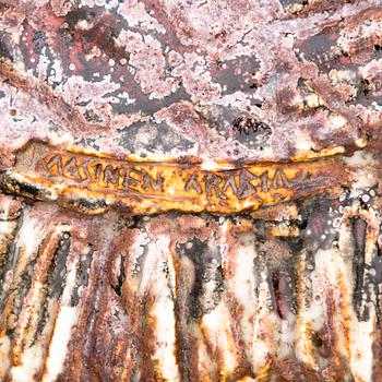 TAISTO KAASINEN, a relief signed Taisto Kaasinen Arabia.