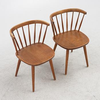 Eight chairs, second half of the 20th century.