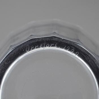 VAS, glas, Orrefors 1929. Troligen formgiven av Simon Gate.