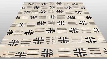 A CARPET, oriental flat weave, around 281 x 220 cm.