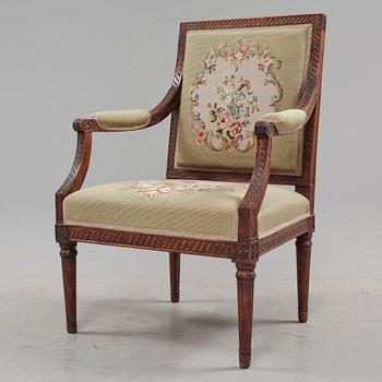 KARMSTOL, sengustaviansk stil, 1900-tal.