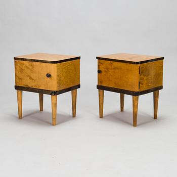 A pair of 1930's bedside tables / bedside cabinets.