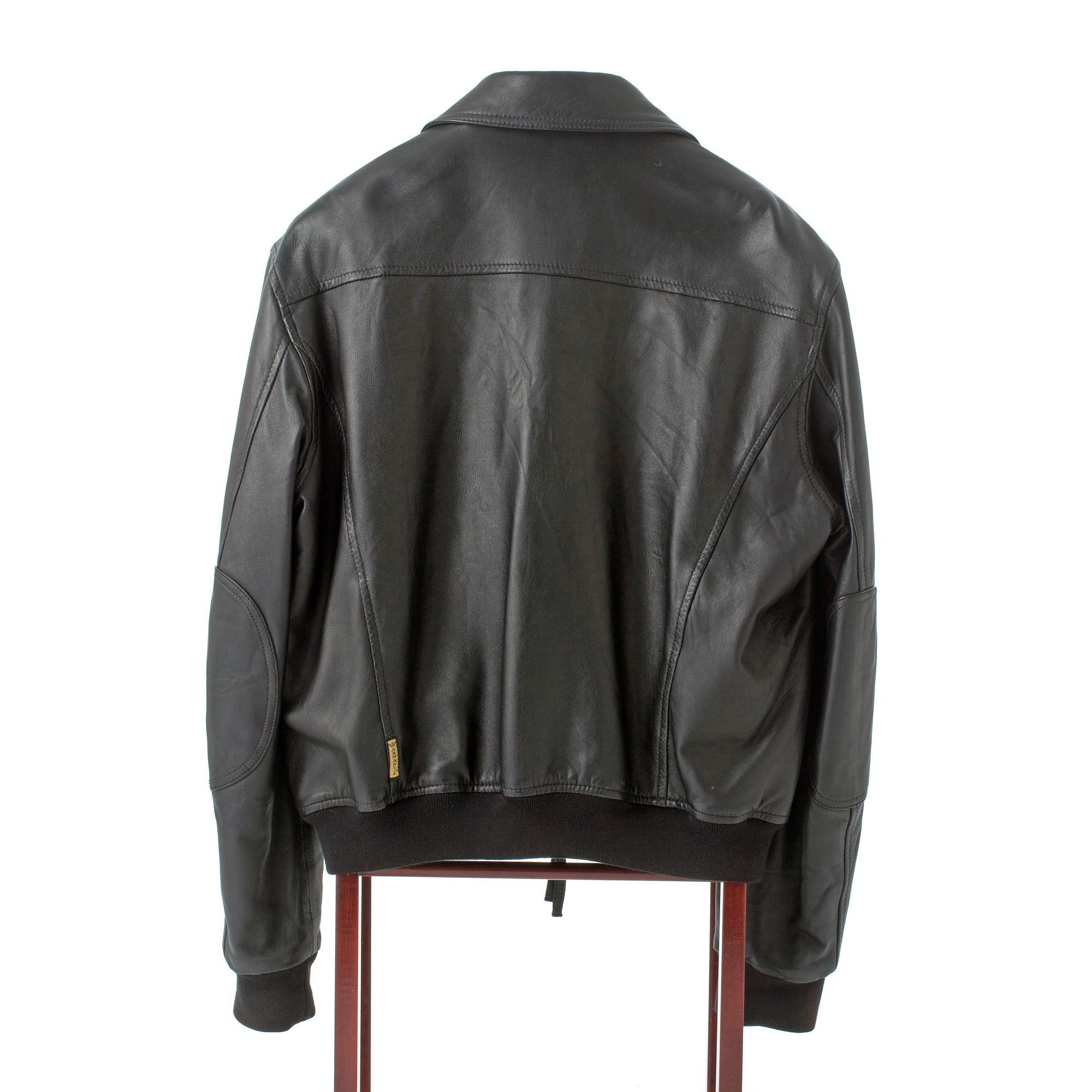ARMANI aj armani jeans, a black leather jacket. - Bukowskis ARMANI aj armani jeans, a black leather jacket. - Bukowskis