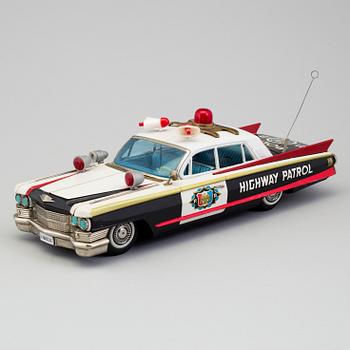 a BANDAI "Highway Patrol" police car, Japan ca 1961.