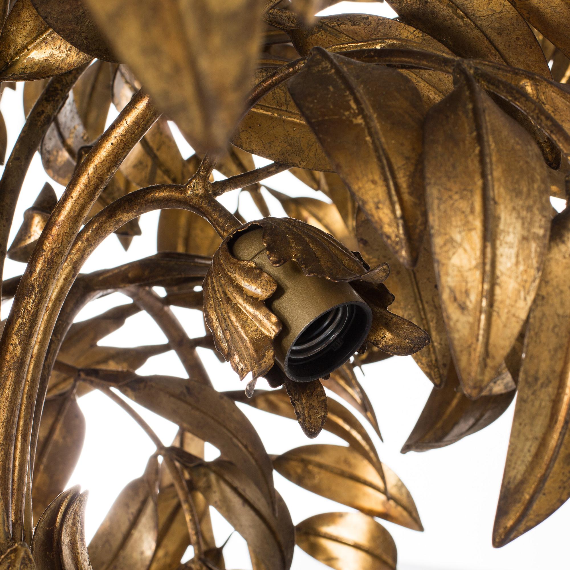 GOLVLAMPA i form av palm, Tyskland, 1970-tal.