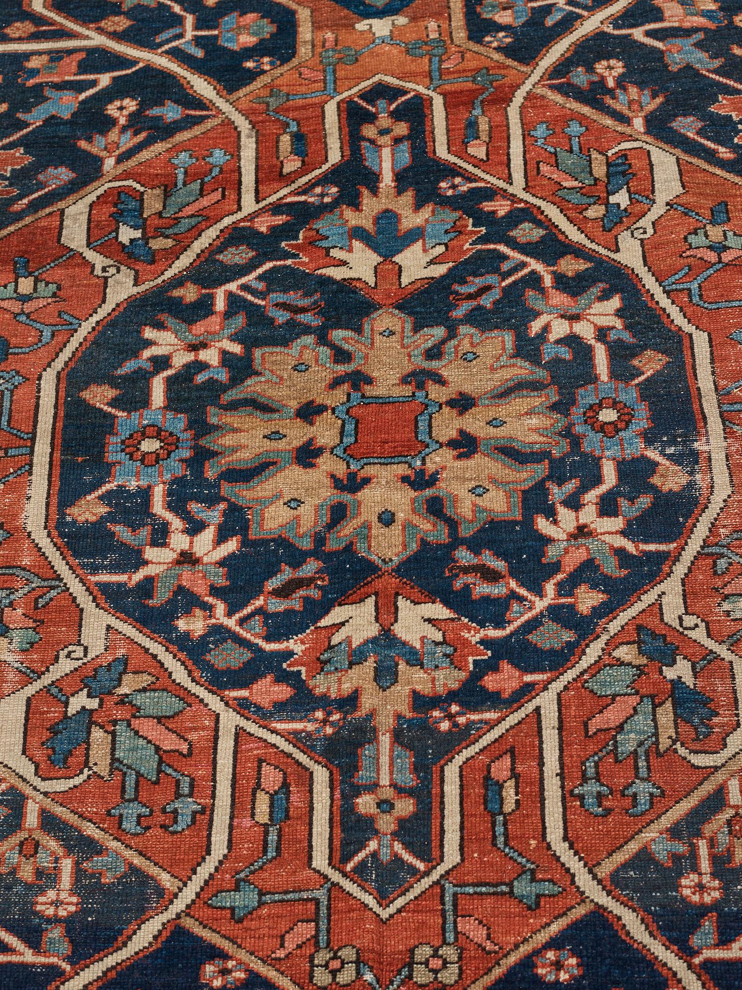 A CARPET, an antique northwest Persian, ca 414-425 x 248,5-260 cm.