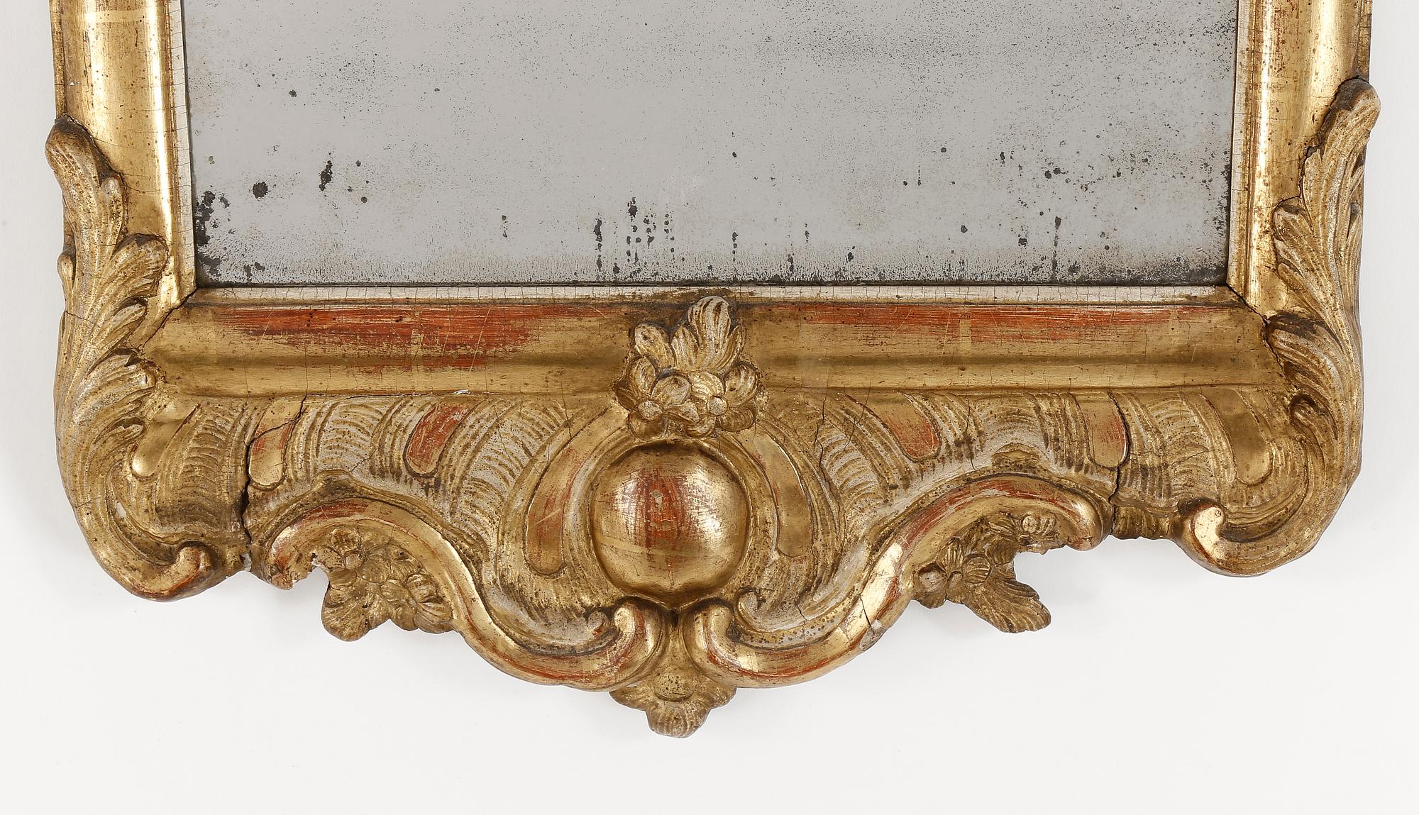 SPEGEL. Stockholmsarbete, 1700-talets andra hälft. Rokoko.