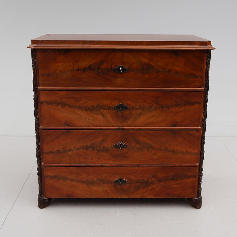 SKRIVBYRÅ, senempire, 1800-talets mitt.