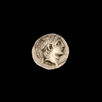 MYNT, silver, drakhma, Seleukiderriket, Antiokhos VII Sidetes (138-129 f.Kr). Vikt ca 4,2 g.