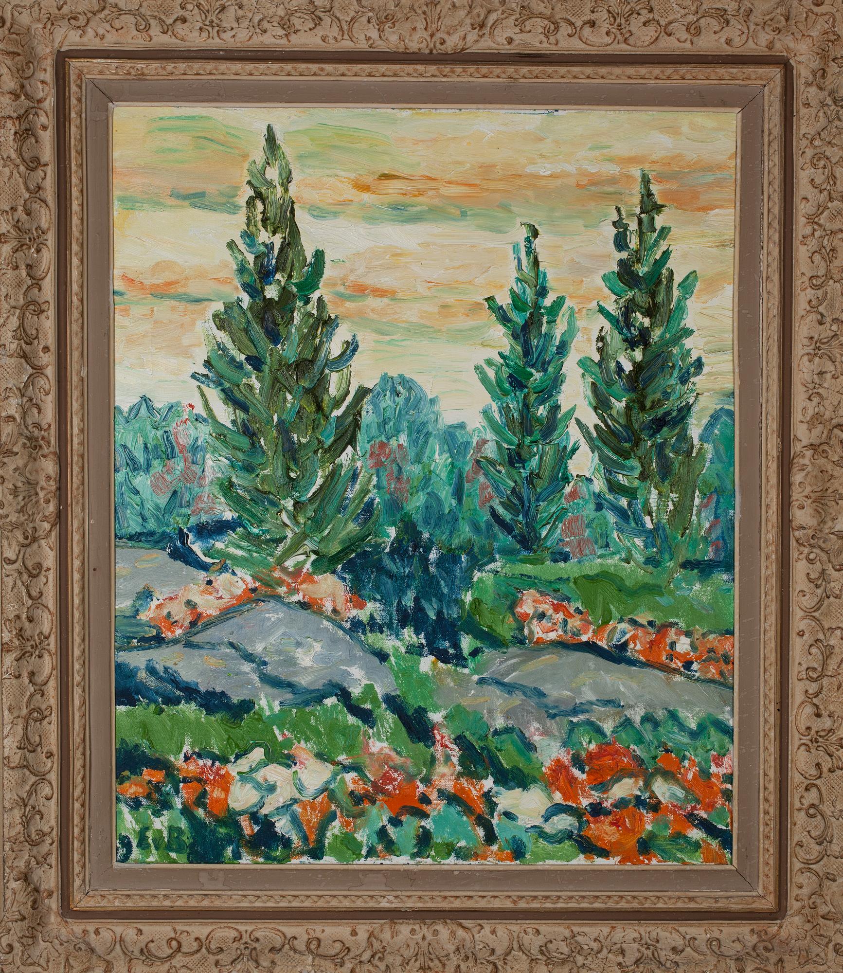 EERO VON BOEHM, olja på duk, signerad och a tergo daterad 11.6. -89.