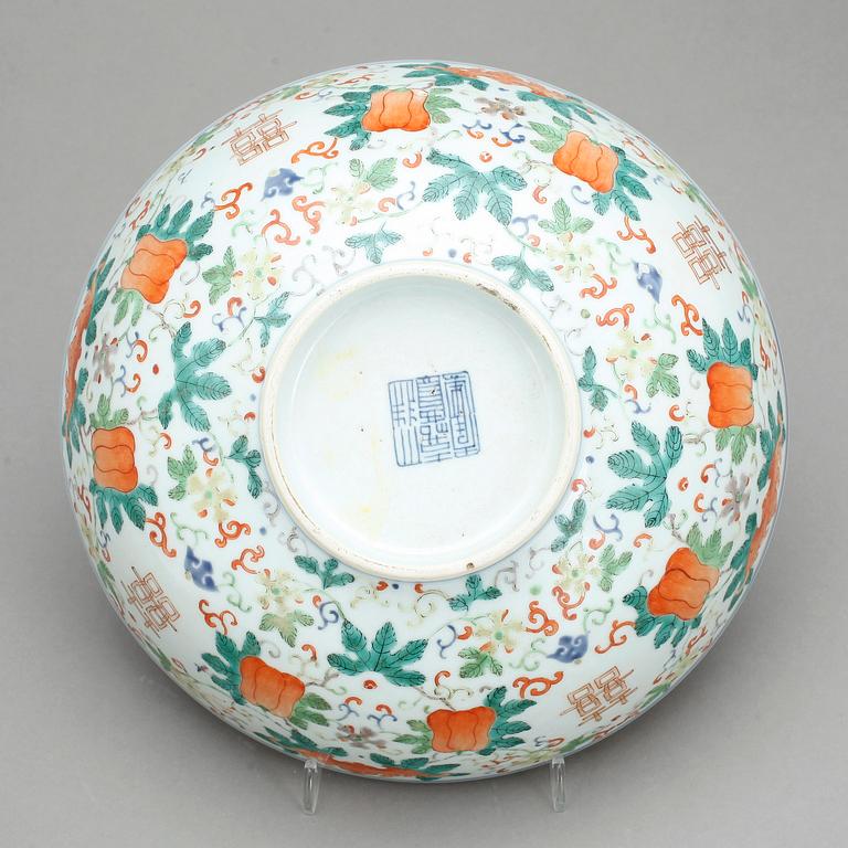 SKÅL, porslin, Kina, 1800-tal.