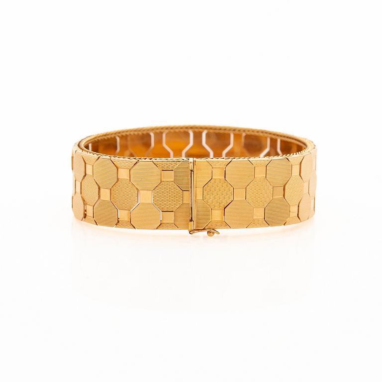 Bracelet, 18K gold, Uno A Erre, Italy.