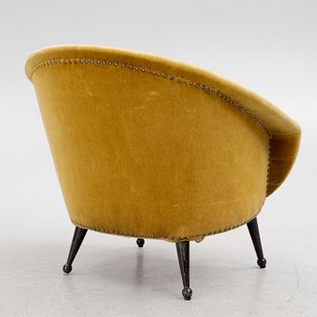 Folke Jansson, armchair, "Tellus", SM Wincrantz, Skövde, 1950s.