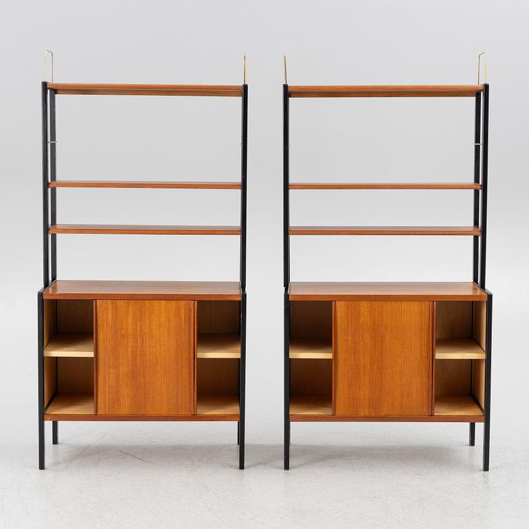 Bertil Fridhagen, a pair of bookcases, "Variette", Bodafors, 1960s.
