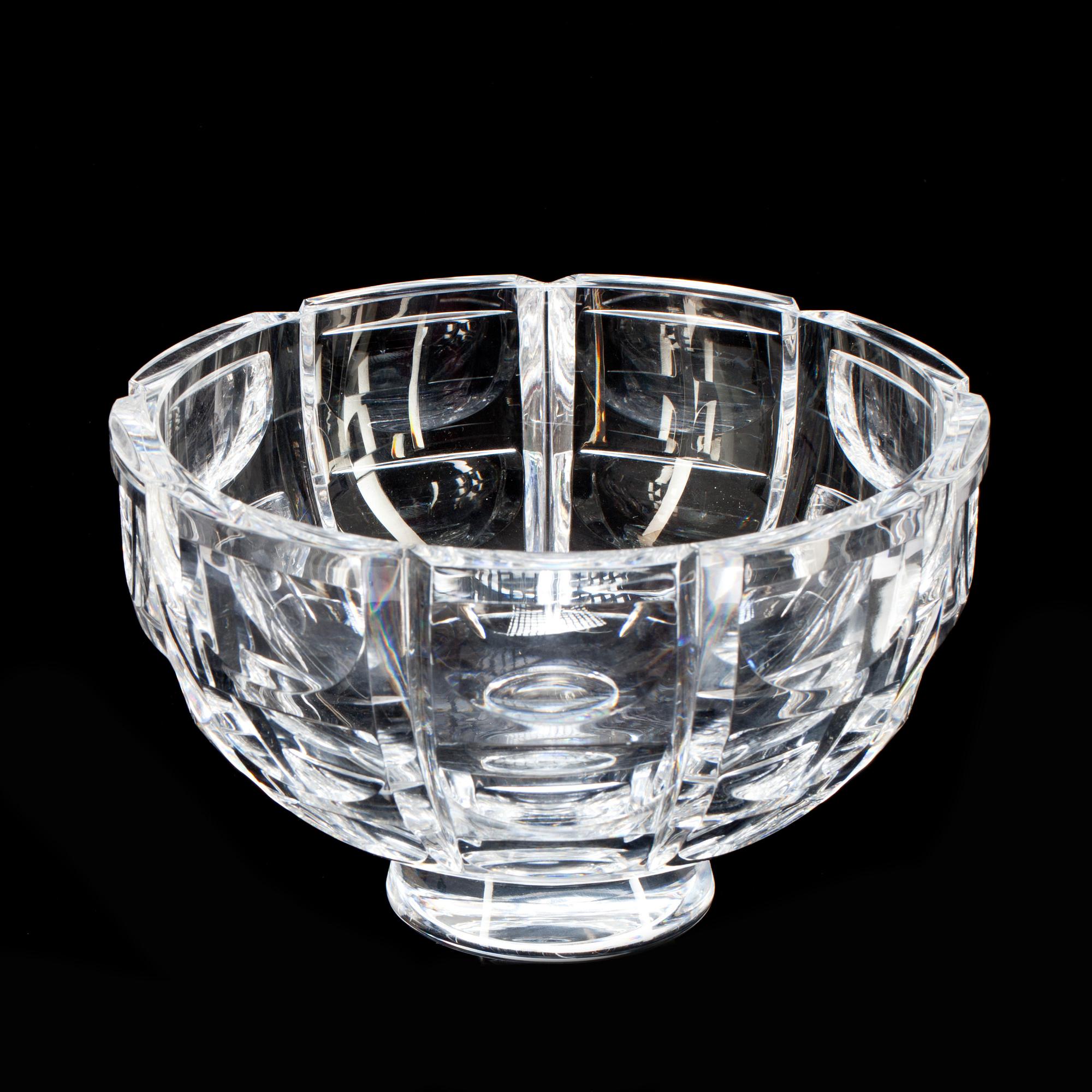 SKÅL, kristall, "Tusen fönster", Simon Gate , Orrefors.