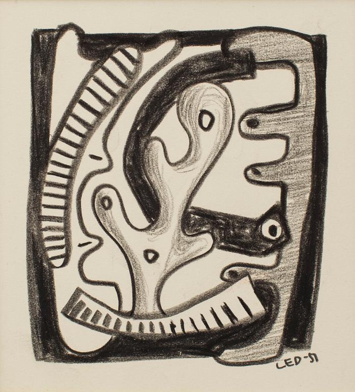 LARS ENGLUND, Pencil, 2 signed.