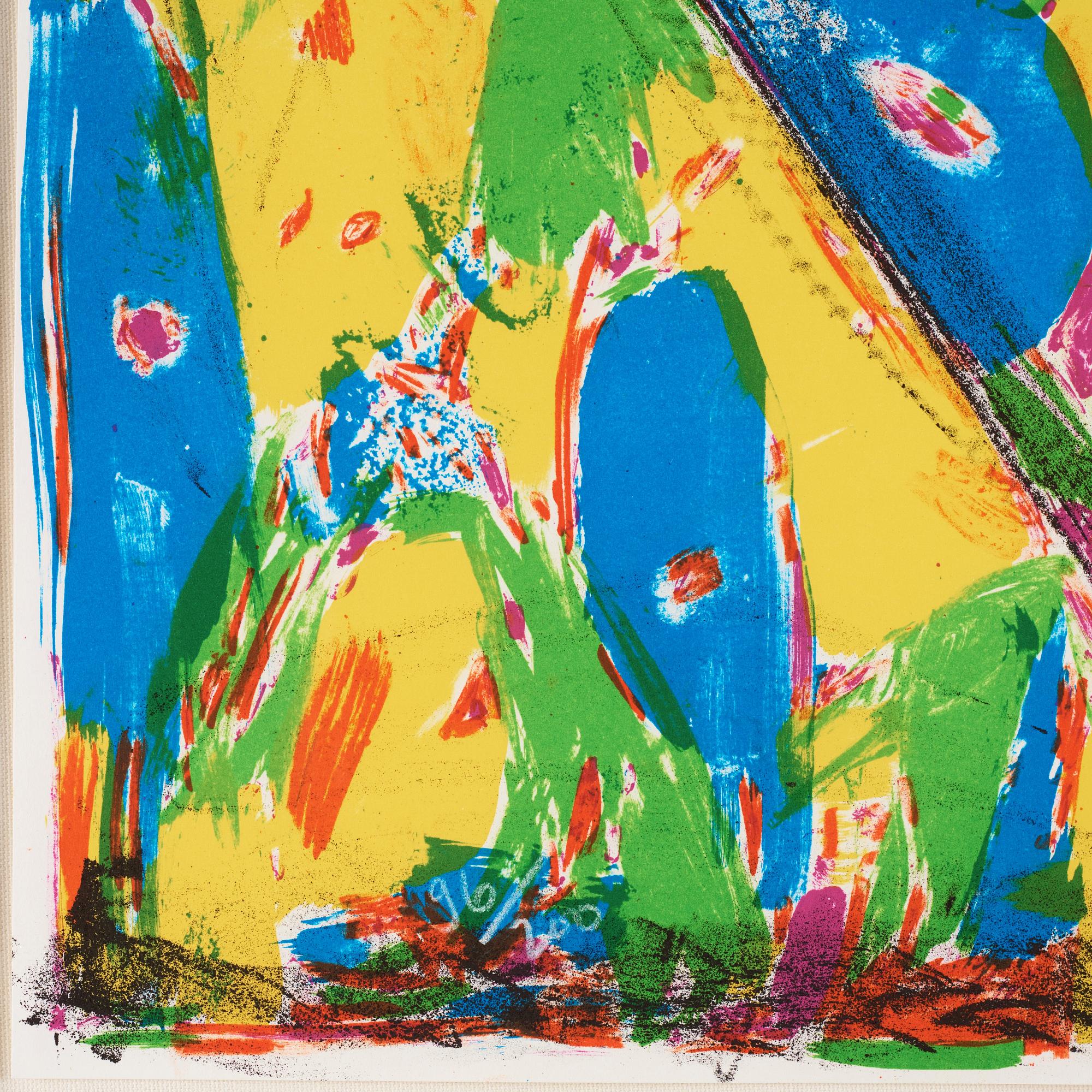 Jim Dine, "The Blue Heart".